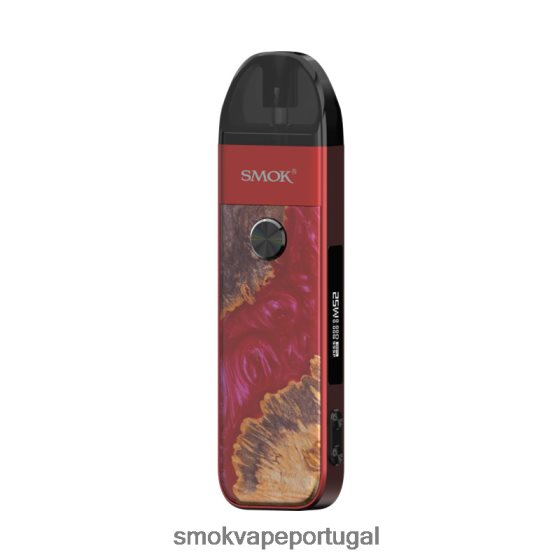 SMOK Vape Pen - SMOK Pozz kit profissional 6RD6L6124 madeira estabilizadora vermelha