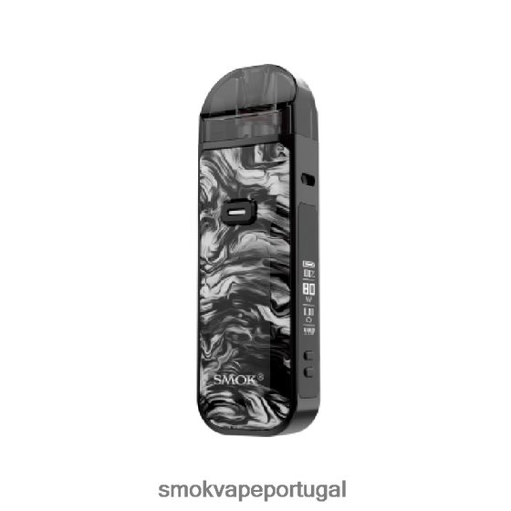 fluido preto cinza