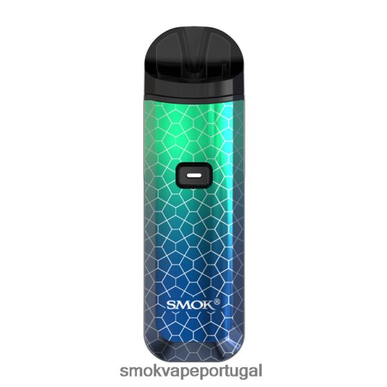 SMOK Vape Kit - SMOK Nord kit profissional 6RD6L6130 armadura azul verde prisma