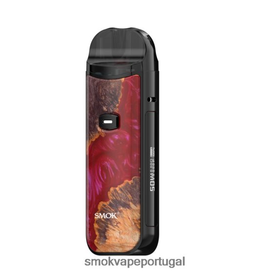 SMOK Portugal - SMOK Nord kit 50w 6RD6L6163 madeira estabilizadora vermelha