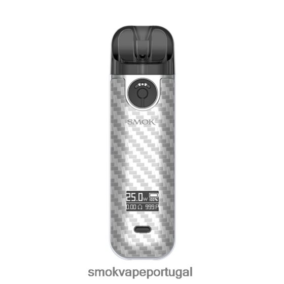 SMOK Nord Portugal - SMOK NOVO 4 jogos 6RD6L6236 fibra de carbono prateada