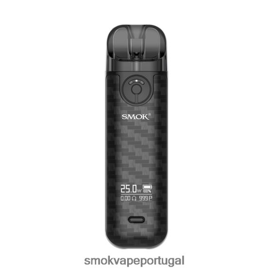 SMOK Vape Portugal - SMOK NOVO 4 jogos 6RD6L6231 fibra de carbono preta