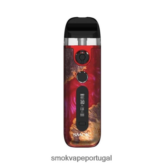 SMOK Vape Lisbon - SMOK Novo 5 kits 6RD6L612 madeira estabilizadora vermelha