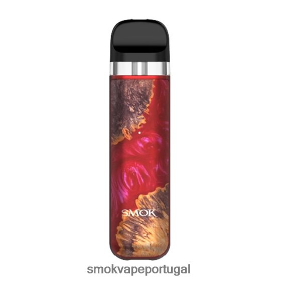 SMOK Vape Kit - SMOK NOVO 2x kit 6RD6L660 madeira estabilizadora vermelha